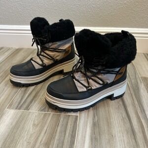 COUGAR Boots  Marlow Size 10 Faux Shearling Cuff Waterproof Outdoor Snow Heavy